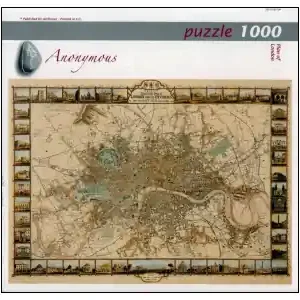Art Stones Anonymous - Plan of London (1000) - Enkel retur