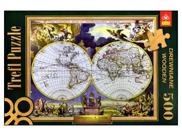 Trefl Wooden - Orbis Terrarum Nova (500) - Skaffa nu