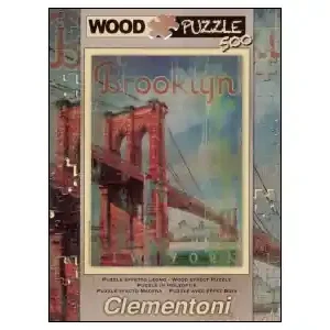 Specialpris - Clementoni Wood Effect - Brooklyn (500)