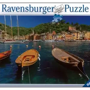 Trygg betalning - Ravensburger Harbor in Portofino, Italy (1000)