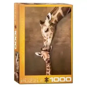 Skaffa nu - EuroGraphics Giraffe Mother‘s Kiss (1000)