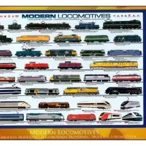 Bra pris just nu - EuroGraphics Modern Locomotives (1000)