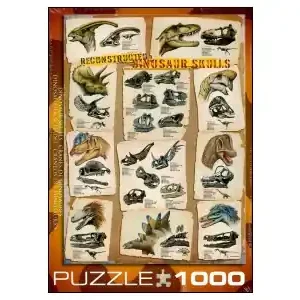 EuroGraphics Dinosaur Skulls (1000) | Bästa pris