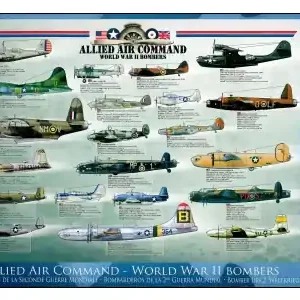 EuroGraphics Allied Air Command - WWII Bombers (1000) | Skaffa nu