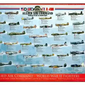 EuroGraphics Allied Air Command - WWII Fighters (1000) | Säker betalning