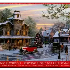 Enkel beställning | EuroGraphics Dominic Davison - Driving Home for Christmas (1000)