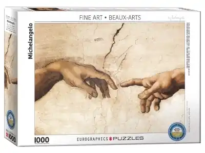 Kundfavorit | EuroGraphics Michelangelo - Creation of Adam (1000)