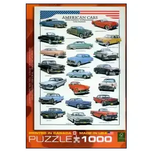 EuroGraphics American Cars (1000) - Begränsat antal