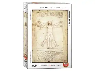 EuroGraphics Da Vinci - The Vitruvian Man (1000) - Sänkt pris