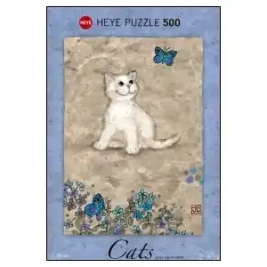 Försäljningssuccé | Heye Jane Crowther - Cats, White Kitty (500)