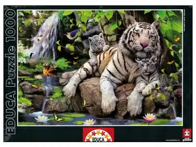Beställ online - Educa White Tigers of Bengal (1000)