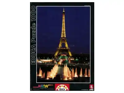 Finns i lager - Educa Eiffel Tower - Paris - Neon (1000)