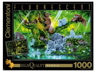 Hög kvalitet - Clementoni Flourescent - Mother Tree (1000)