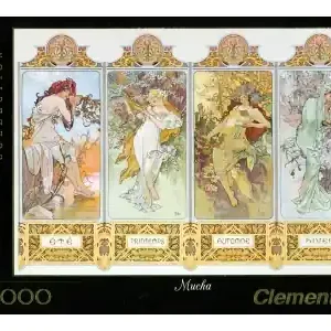 Slutrea | Clementoni Mucha - The Four Seasons (1000)