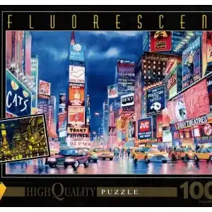 Clementoni Flourescent - New York Lights (1000) - Rabatter