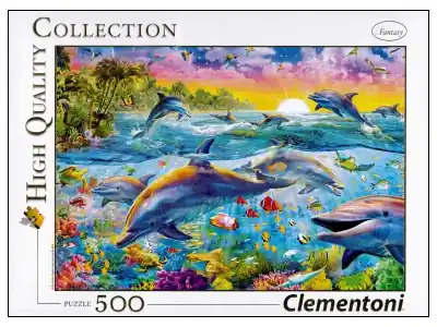 Prissänkt | Clementoni Tropical Dolphins (500)
