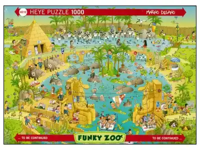 Heye Marino Degano - Funky Zoo, Nile Habitat (1000) - Ny lansering
