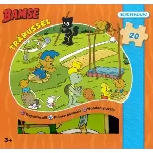 Få kvar i lager | Kärnan Träpussel - Bamses Idrottsdag (20)