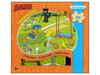 Få kvar i lager | Kärnan Träpussel - Bamses Idrottsdag (20)