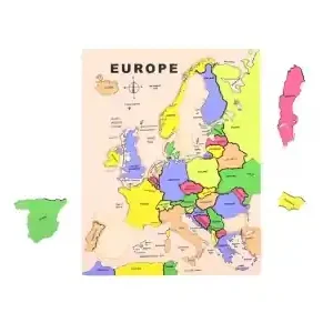 Specialerbjudande | Bigjigs Träpussel - Europe Inset (20)