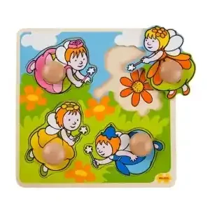 Sänkt pris - Bigjigs Knoppussel - Fairy (4)