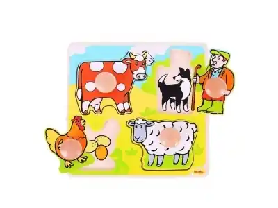 Favorit - Bigjigs Knoppussel - Farm (4)