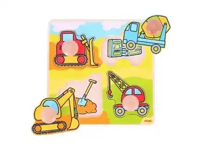 Dagens erbjudande - Bigjigs Knoppussel - Construction (4)