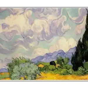 Piatnik Vincent van Gogh - Wheat Field with Cypresses (1000) | Riktigt fynd