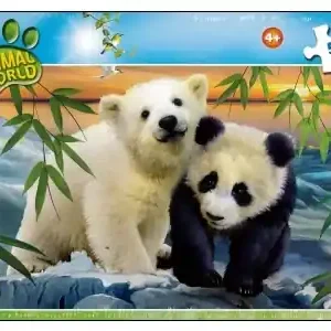King Animal World - Polar Bear and Panda (50) | Gratis retur