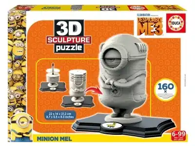 Educa 3D Sculpture Puzzle - Minion Mel (160) | Under begränsad tid