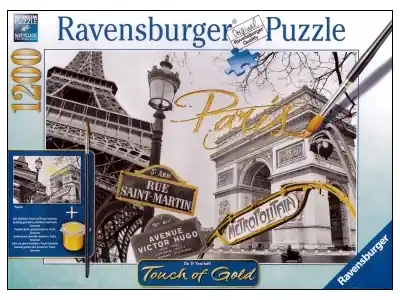 Professionell kvalitet - Ravensburger Touch of Gold - Golden Paris (1200)