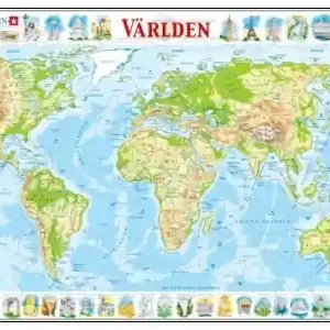 Rekommenderas | Larsen Rampussel - Karta, Världen (80)