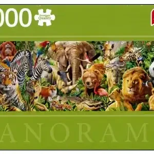 Utförsäljning | Jumbo Panorama - African Wildlife (1000)