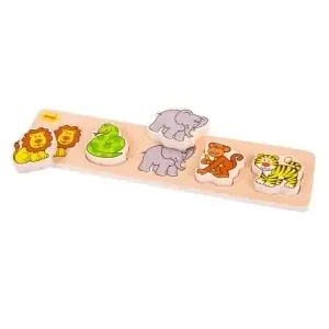 Bigjigs Chunky Lift and Match - Safari (5) | Sista dagarna