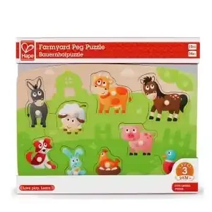 Precis inkommet - Hape Knoppussel - Farmyard (9)