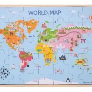 Bigjigs Rampussel - World Map (35) | Nyligen tillagt