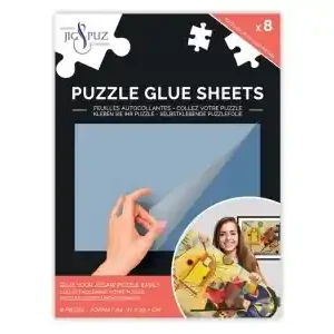 Puzzle Glue Sheets - Limark (8 st A4 för 1000 bitar) - Jig&Puz - Bara denna vecka