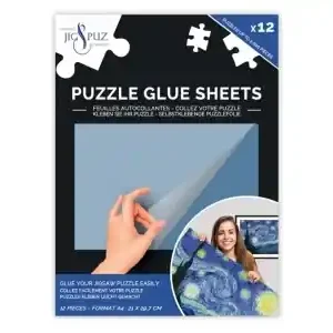 Puzzle Glue Sheets - Limark (12 st A4 för 2000 bitar) - Jig&Puz | Hög kvalitet