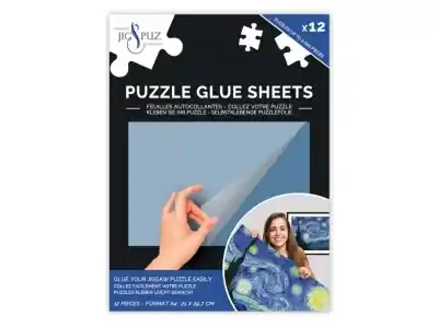 Puzzle Glue Sheets - Limark (12 st A4 för 2000 bitar) - Jig&Puz | Hög kvalitet