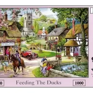 Nyligen lanserat | The House of Puzzles Feeding the Ducks (1000)