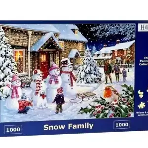 Toppkvalitet - The House of Puzzles - Snow Family (1000)