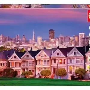 Snabb leverans | Educa Painted Ladies, S. Francisco (1500)