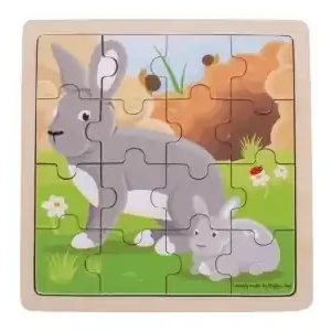 Bigjigs Rampussel - Rabbit & Kitten (16) | Passa på