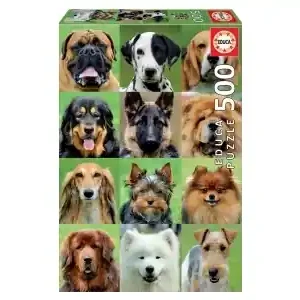 Bra pris - Educa Dogs Collage (500)