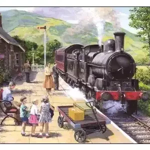 Få kvar i lager | Gibsons Stephen Warnes - All Aboard to Keswick (1000)