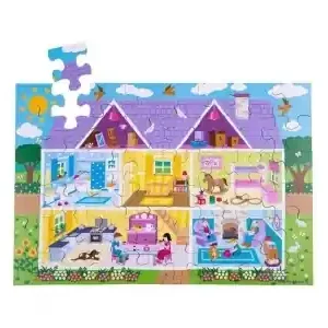 Premium | Bigjigs Golvpussel i Trä - Dolls House (48)