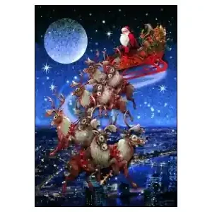 Piatnik Santa‘s Flying Sleigh (1000) - Beställ direkt