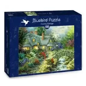 Bluebird Puzzle Country Cottage (1000) - Kanonerbjudande