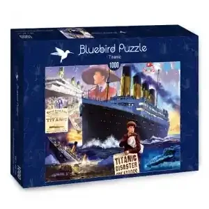 Begränsat antal | Bluebird Puzzle Steve Crisp - Titanic (1000)