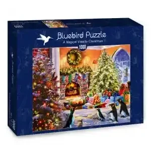 Bluebird Puzzle A Magical View to Christmas (1000) - Hög kvalitet